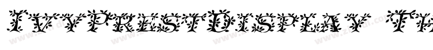 IvyPrestDisplay Thin字体转换